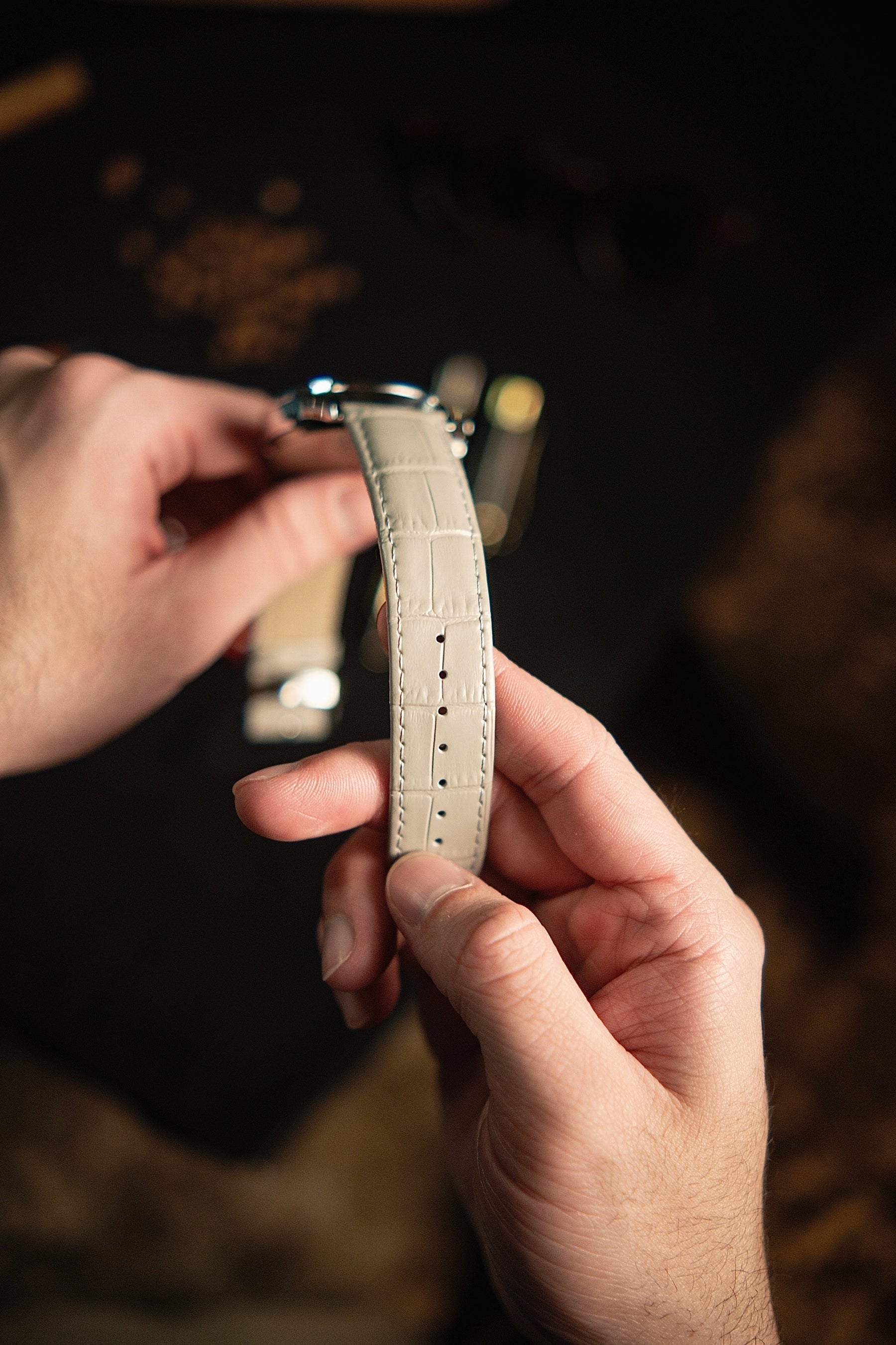 Monarch Flyback 42mm + Perfume Lattafa Asad