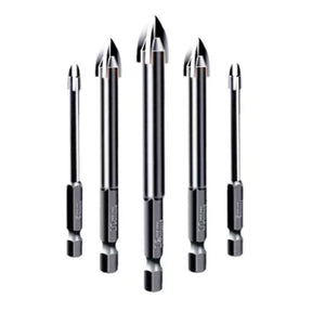 MasterDrill Performance™ - Kit 5 Brocas Universais Anti-ferrugem